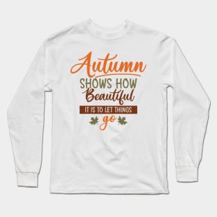 Fall Autumn Long Sleeve T-Shirt